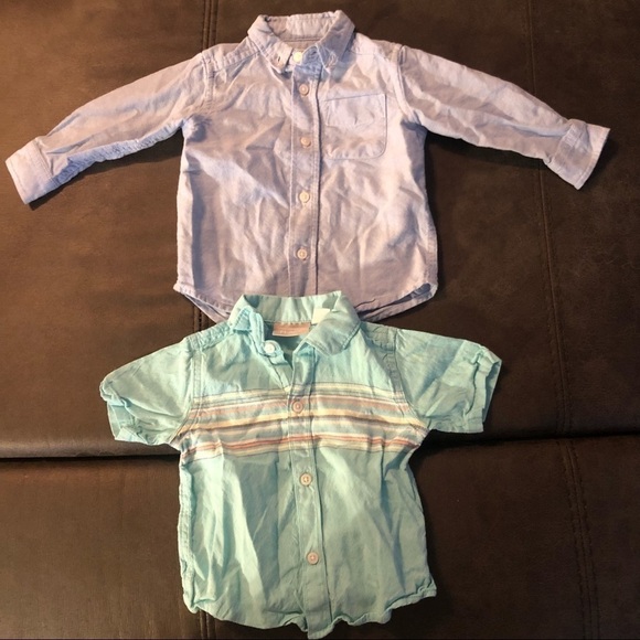 2 Collared Dress Shirts - Picture 1 of 10